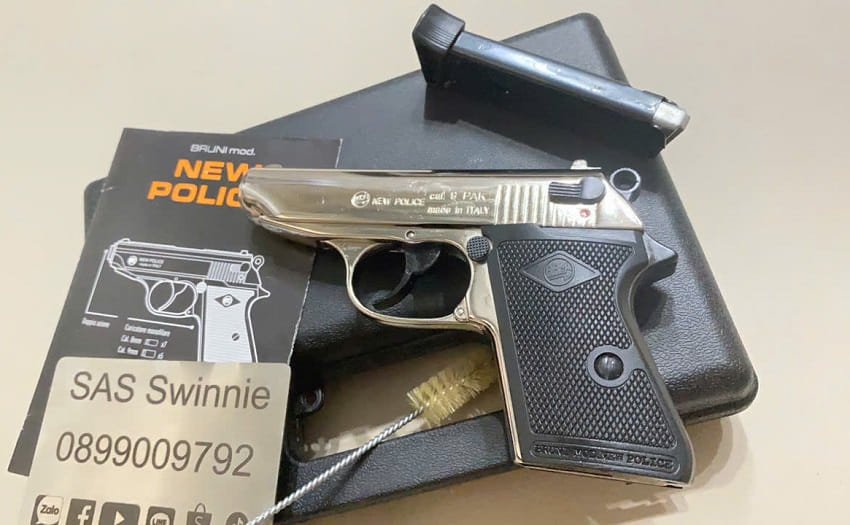 sung ban dan cao su tu ve 9mm ekol majarov ppks k59 silver chrome