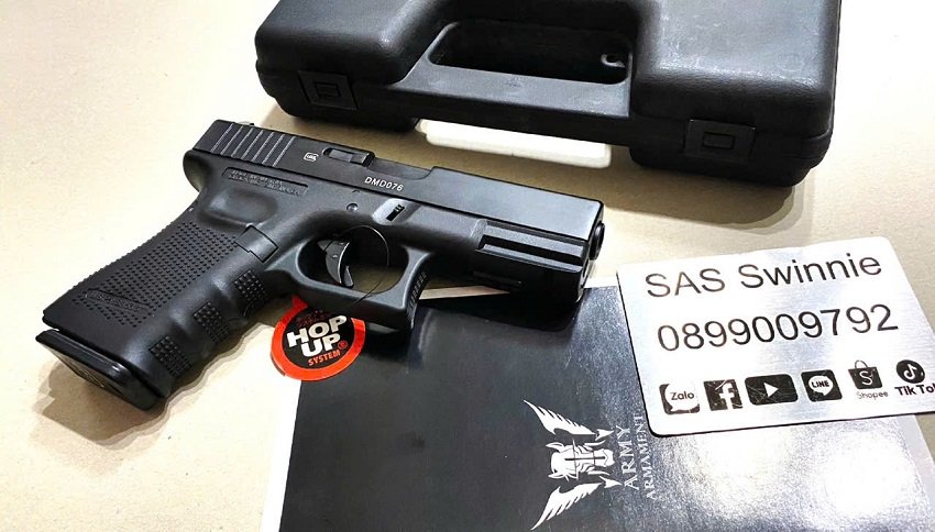 sung airsoft gas bb 6mm double bell 772 g19 gen 4 gbb black