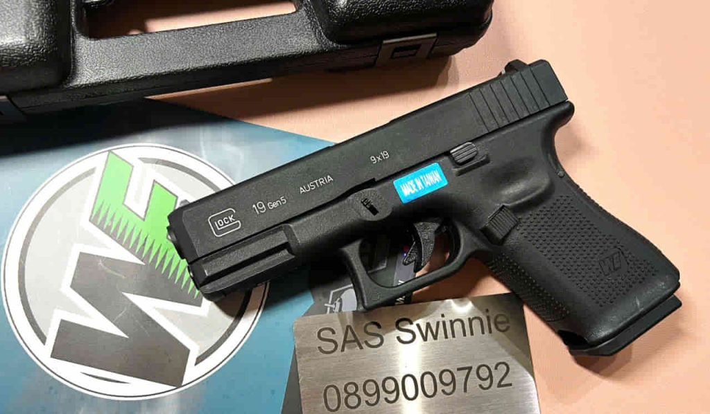 sung airsoft we glock 19 gen5 black