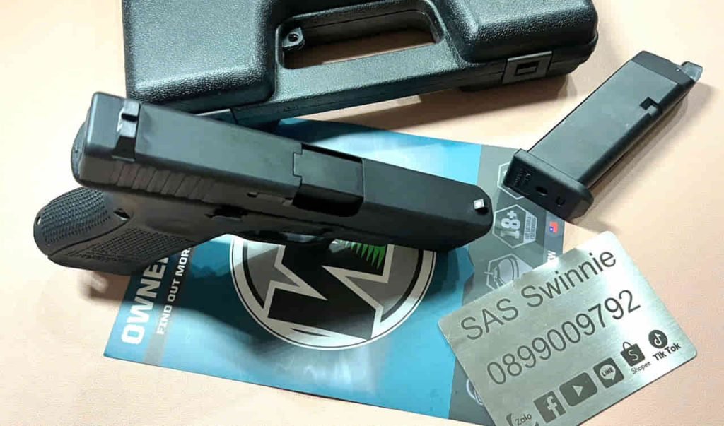 sung airsoft we glock 19 gen5 black mau den gia re tphcm