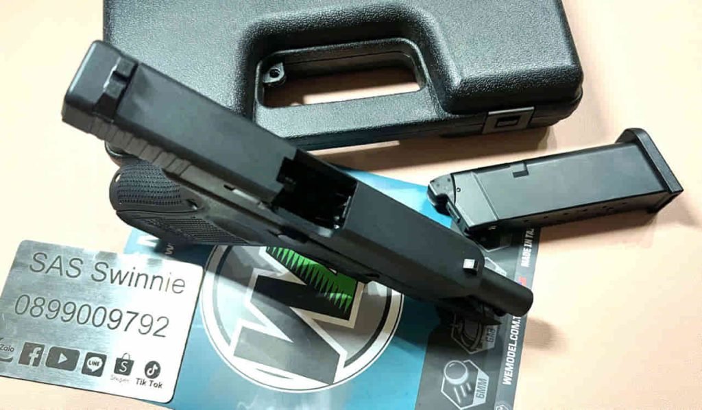 sung airsoft we glock 19 gen5 black mau den gia re vietnam