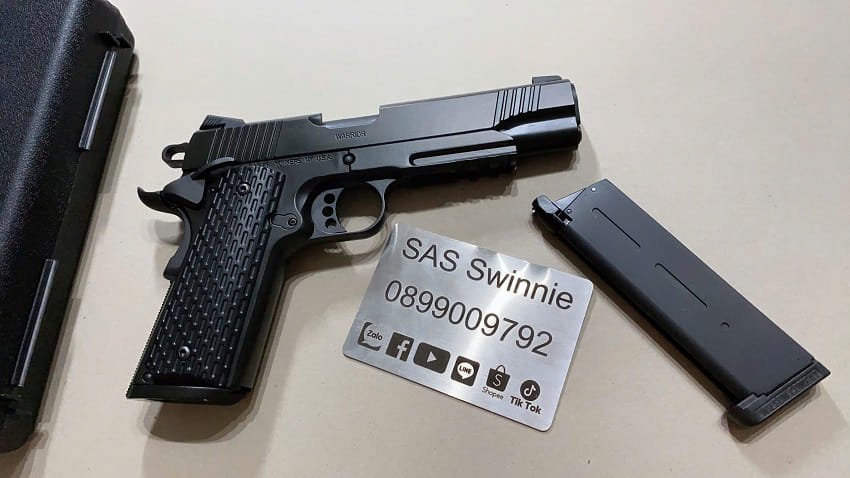 sung gas airsoft ban dan bi army armament m1911 r28 kimber gbb black