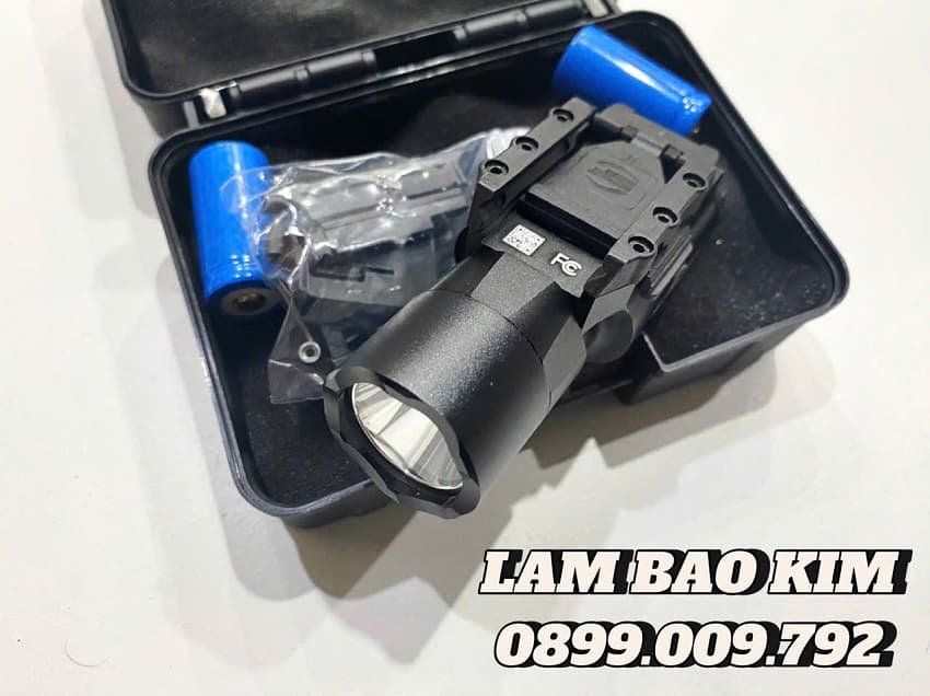 den pin supfire x300u flashlight airsoft black mau den