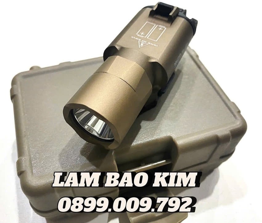 den pin supfire x300u flashlight airsoft tan mau camo gia re ha noi