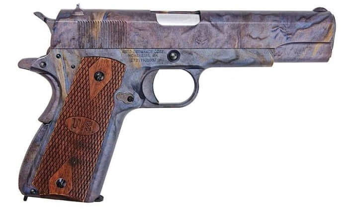 sung airsoft cybergun ao 1911 marble pattern da cam thach viet nam