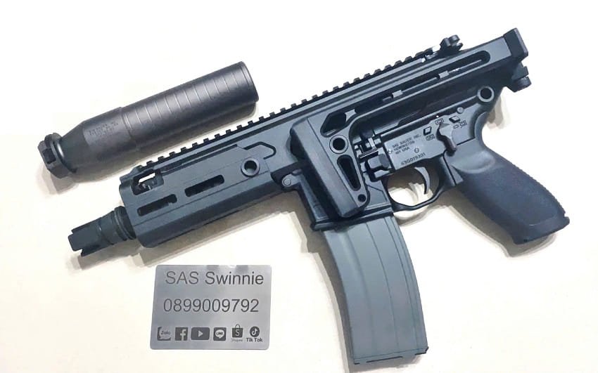 sung airsoft rifle gbbr sig sauer mcx rattler gbbr gray black mau den