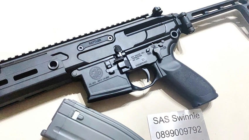 sung airsoft rifle gbbr sig sauer mcx rattler gbbr gray black