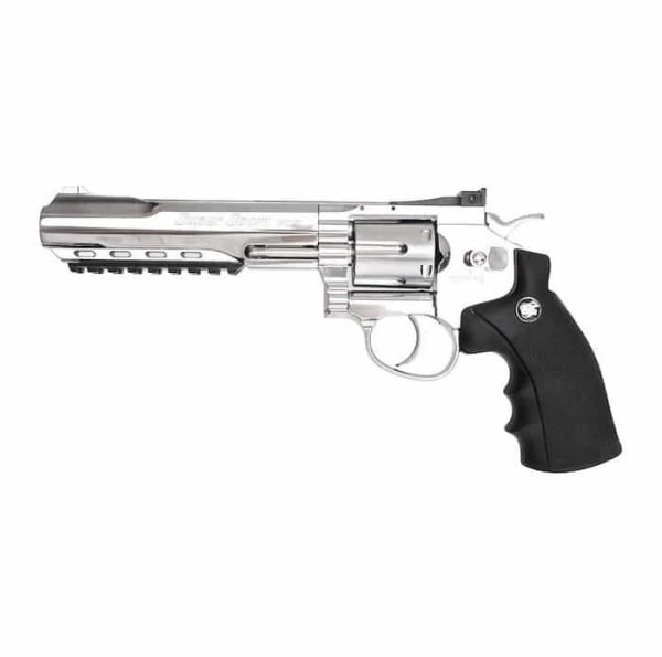SÚNG AIRSOFT RULO CÔN XOAY WG702 6 INCH MÀU BẠC GIÁ RẺ