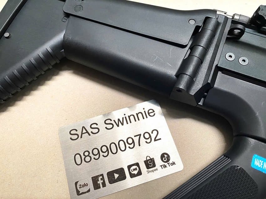 sung truong airsoft rifle we cybergun scar l gbbr black mau den gia re ha noi