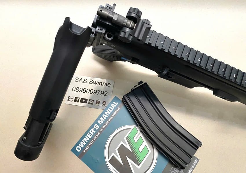 sung truong airsoft rifle we cybergun scar l gbbr black