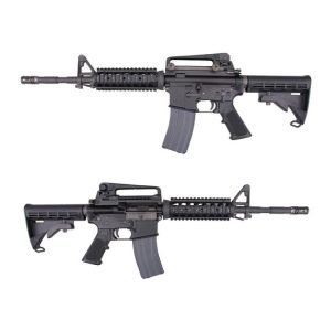 SÚNG AIRSOFT WE M4 RIS GBBR BLACK