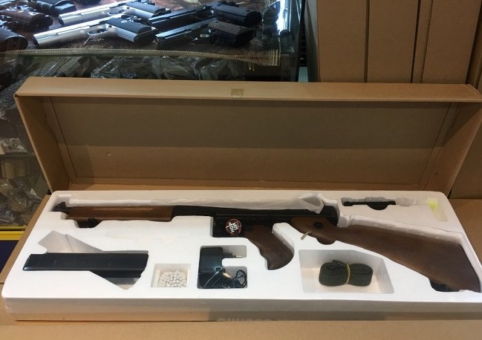 sung truong airsoft we cybergun thompson m1a1