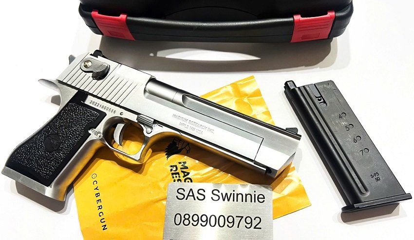 sung gas airsoft cybergun we de desert eagle gbb silver mau bac