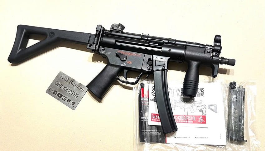 sung airsoft rifle gas umarex vfc mp5k pdw gen2 gbbr black mau den gia re