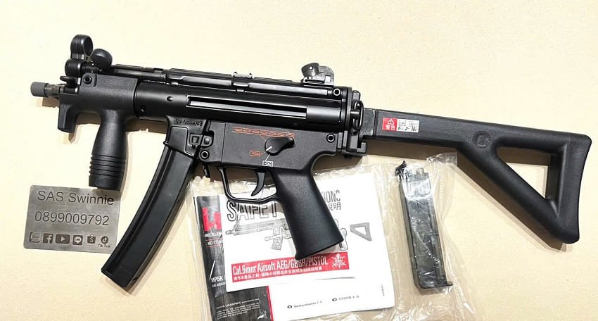 sung airsoft rifle gas umarex vfc mp5k pdw gen2 gbbr black mau den