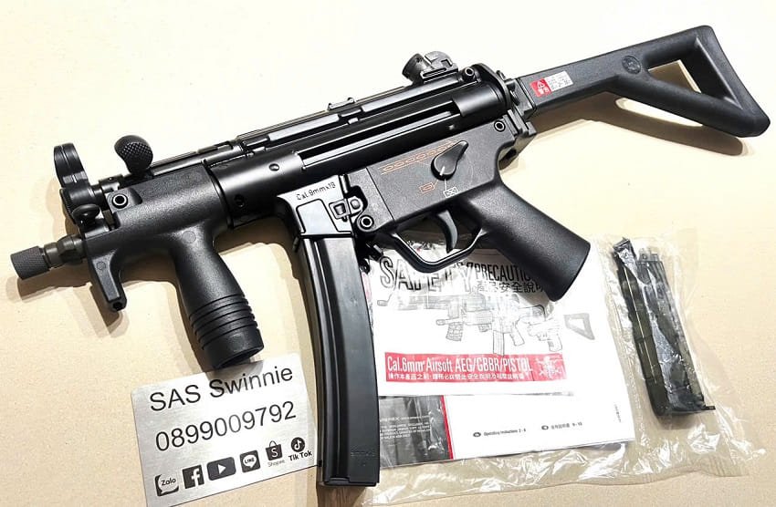 sung airsoft rifle gas umarex vfc mp5k pdw gen2 gbbr black