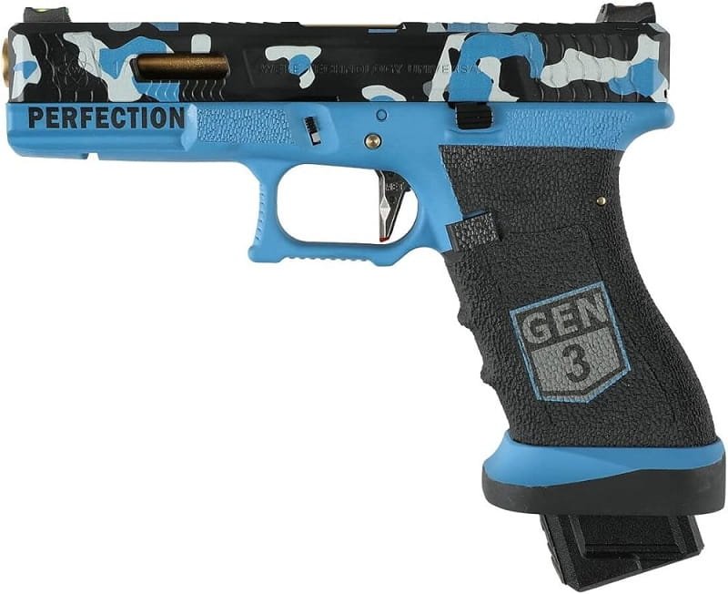 sung airsoft we g17v blue camo gbb