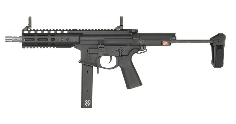 aps emg noveske space invader pistol black gia re