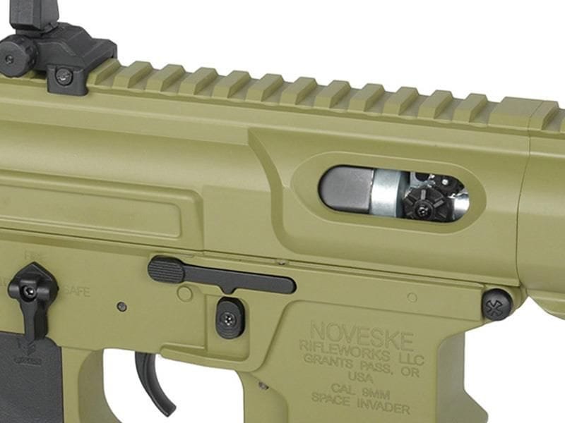 sung airsoft aeg aps emg noveske space invader pistol green