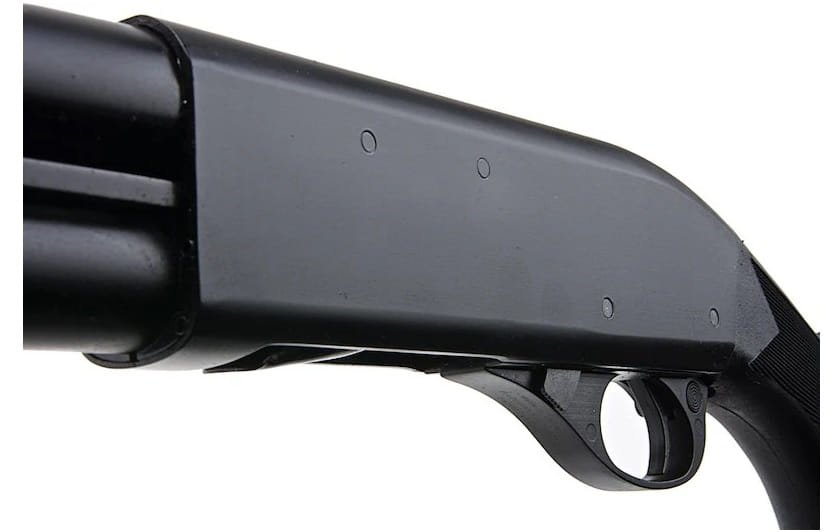 sung airsoft aps cam 870 mkiii police marker co2 shotgun mau den gia re