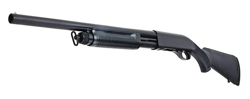 sung airsoft aps cam 870 mkiii police marker co2 shotgun tphcm