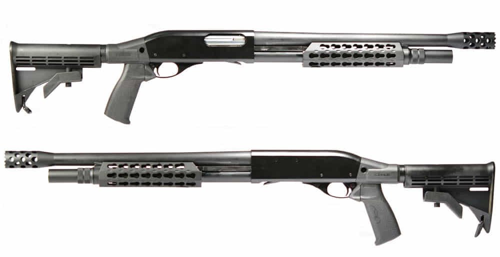 sung airsoft aps emg cam870 tactical style