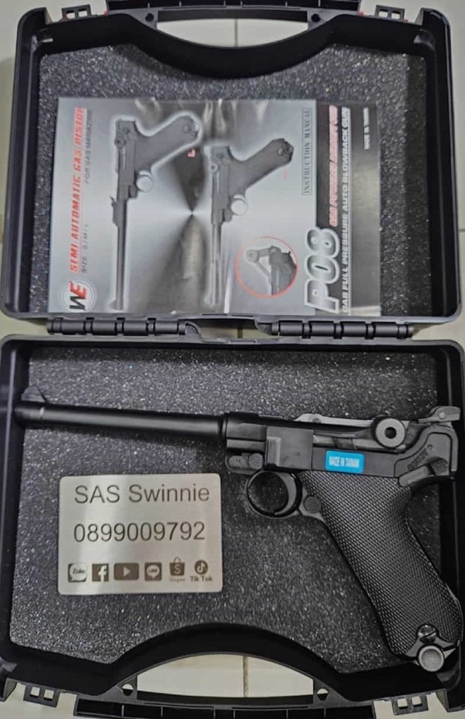 sung airsoft we luger p08 gbb mau den gia re ha noi