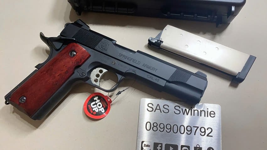 sung airsoft army armament m1911 springfield wood gbb mau den gia re tphcm