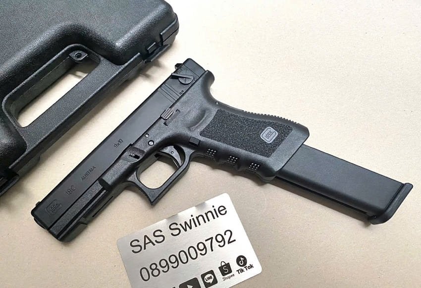 sung airsoft gas umarex vfc glock 18 g18c extented magazine gbb black