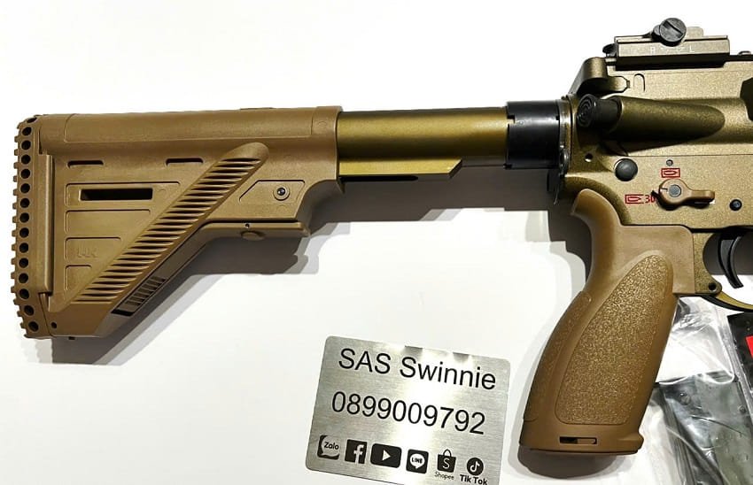 sung airsoft rifle bb 6mm umarex vfc hk416a5 gbbr mau tan gia re