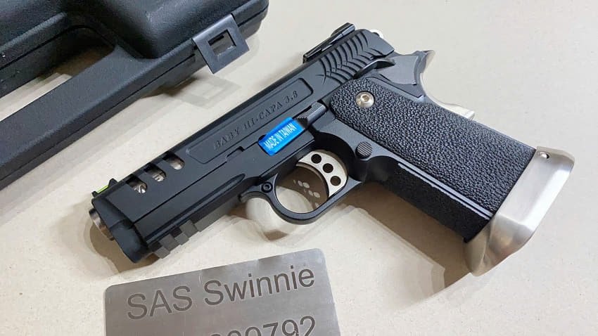 sung gas airsoft ban dan bi we hicapa 3.8 brontosaurus gbb mau den gia re ha noi