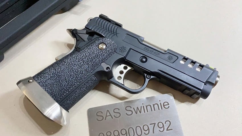 sung gas airsoft ban dan bi we hicapa 3.8 brontosaurus gbb mau den gia re