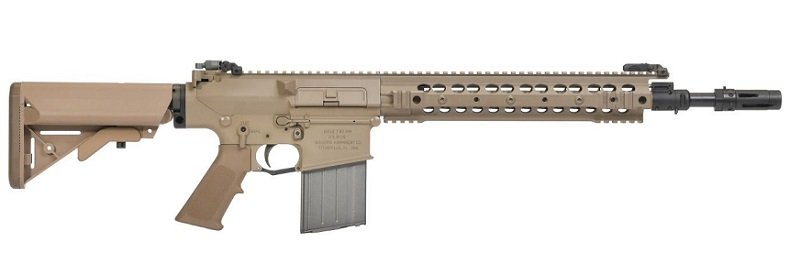 sung gas airsoft vfc sr25 enhanced combat carbine gbb tan