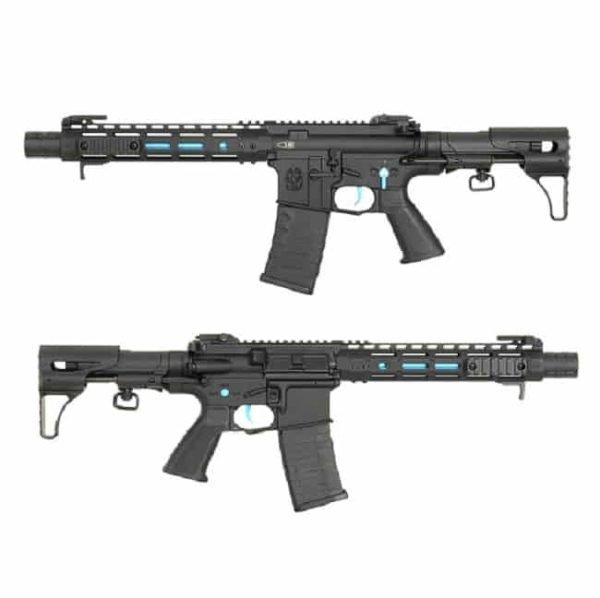 APS GHOST PATROL AEG RIFLE SDU2.0 ESilver EDGE BLACK