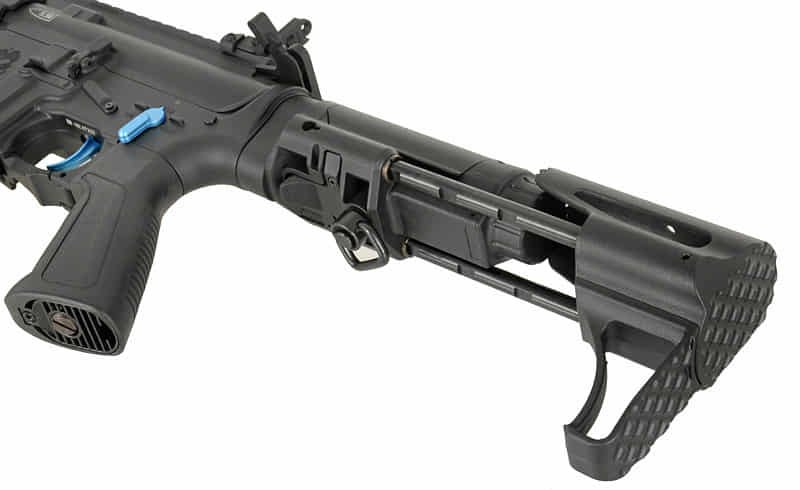 asg ghost patrol rifle sdu2 0 esilver edge black aps black