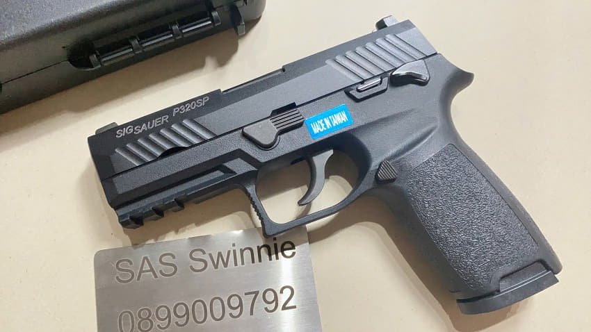sung airsoft gas ban dan bi we kwc sig sauer p320 gbb black