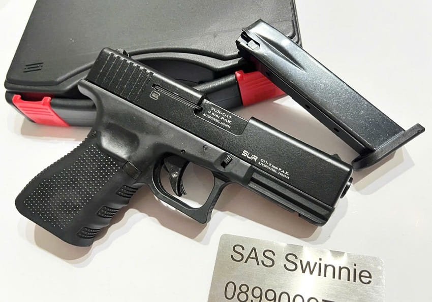 sung ban dan cao su 9mm sur glock 17 g17 black mau den gia re viet nam