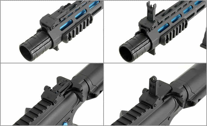sung dien airsoft aps asg ghost patrol rifle sdu2 0 esilver edge black