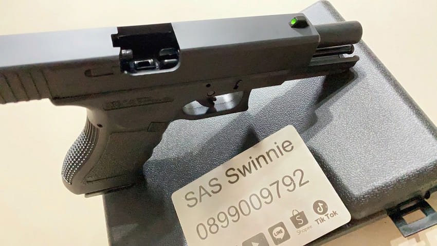 sung gas airsoft ban dan bi army armament glock 17 r17 gbb black