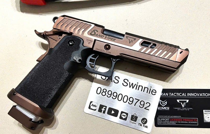 sung airsoft bb6mm emg sand viper rmr gbb gia re viet nam