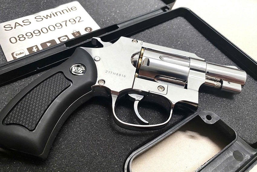 sung airsoft co2 ban dan bi wingun 733 2inch wg733 silver chrome black grip mau bac op nau gia re tphcm