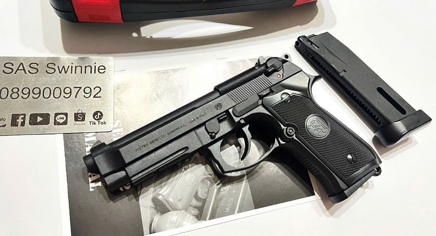 sung airsoft gas bb 6mm kjw kjworks beretta m9a1 co2 gas black mau den gia re tphcm
