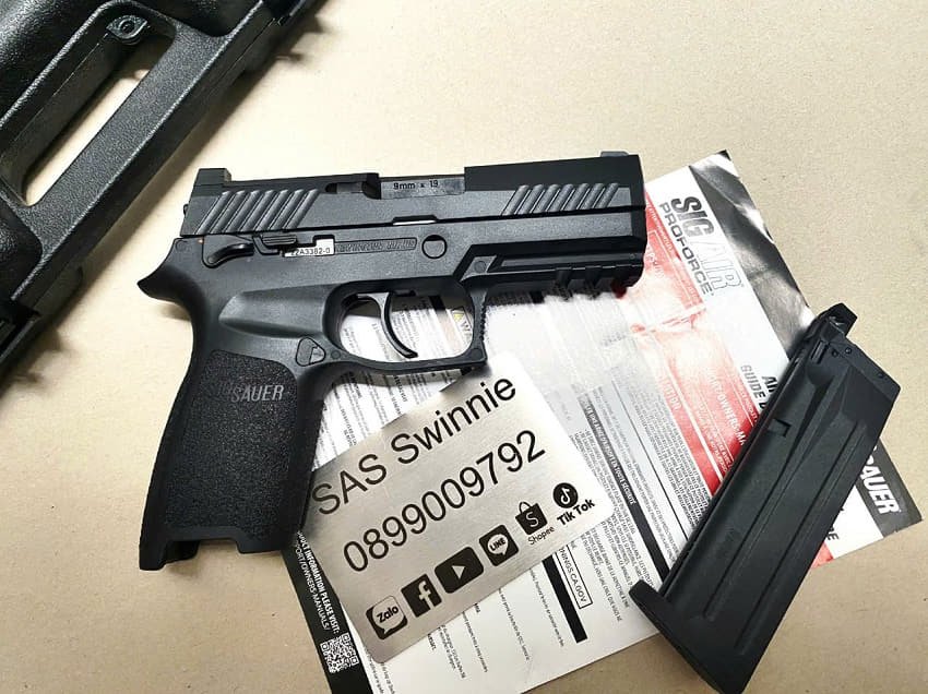 sung airsoft gas bb 6mm vfc sig sauer p320 m18 black mau den