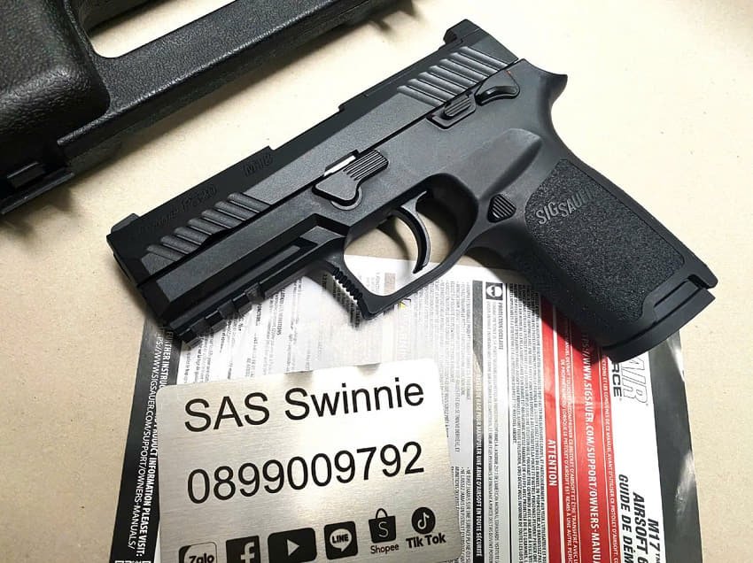sung airsoft gas bb 6mm vfc sig sauer p320 m18 black