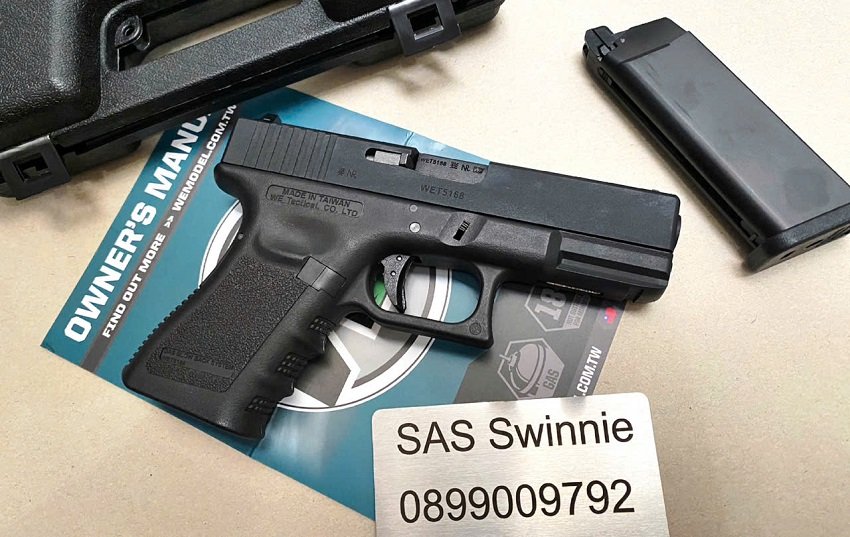 sung airsoft gbb we glock 19 gen 3 g19 black mau den gia re viet nam ha noi