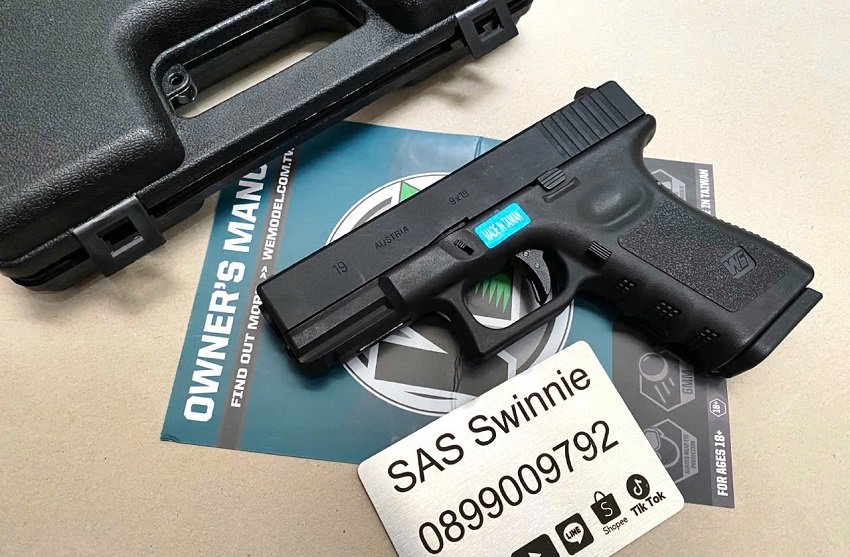 sung airsoft gbb we glock 19 gen 3 g19 black mau den gia re viet nam