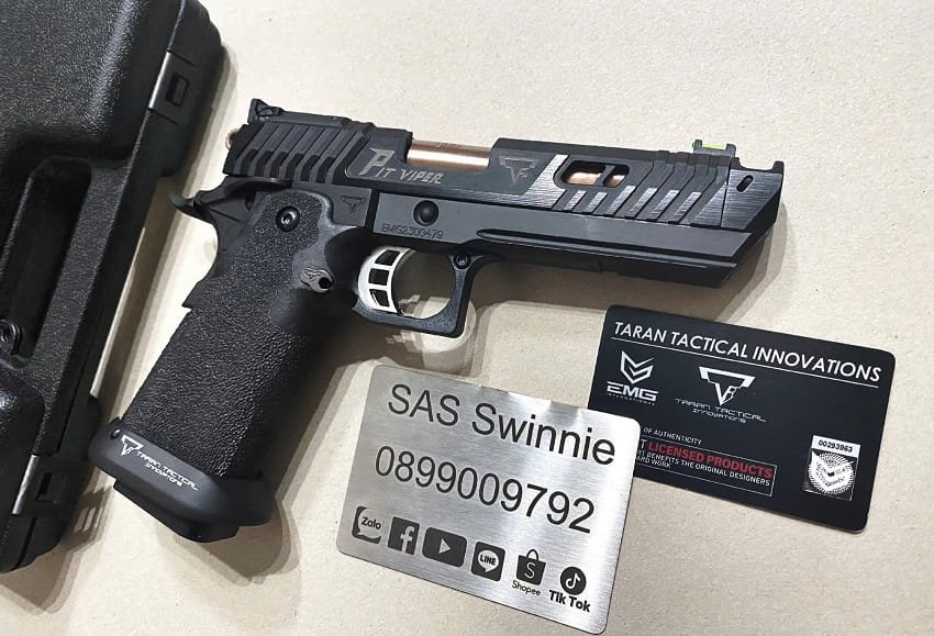 sung gas airsoft ban dan bi emg johnwick4 pit viper gbb black mau den