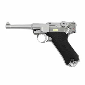 WE LUGER P08 4INCH BLACK MÀU BẠC