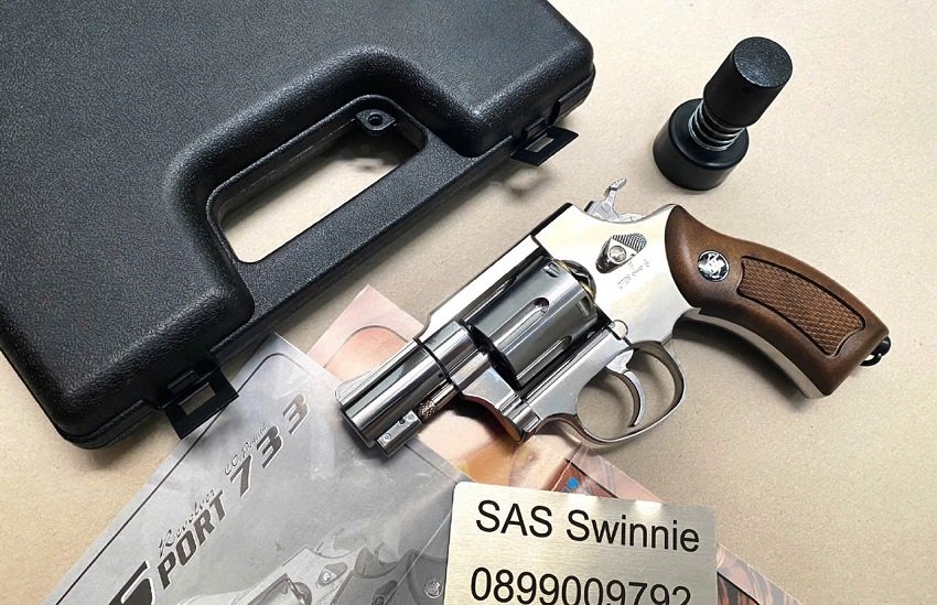 sung airsoft co2 ban dan bi rulo wingun 733 2inch wg733 silver chrome mau bac