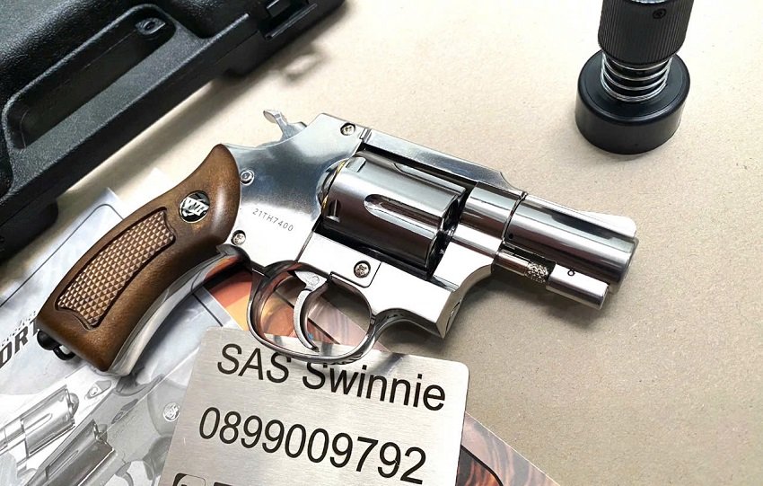 sung airsoft co2 ban dan bi rulo wingun 733 2inch wg733 silver chrome